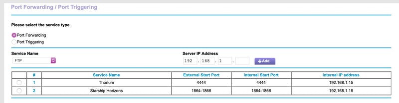 Port Forwarding